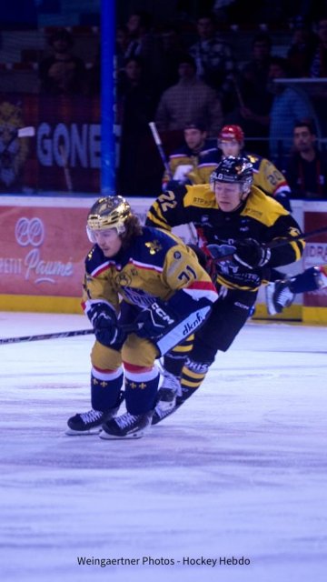 Photo hockey match Lyon - Chambéry le 09/12/2025