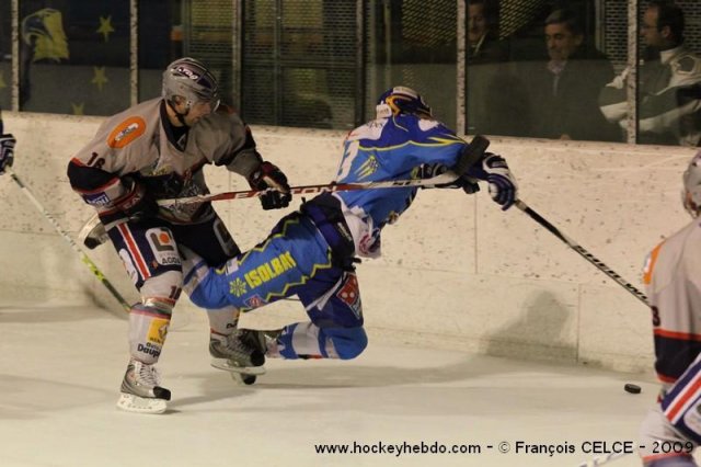 Photo hockey match Gap  - Grenoble  le 24/11/2009