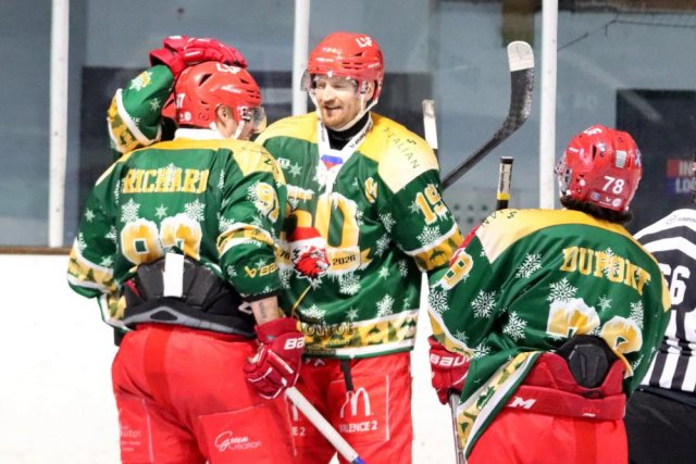 Photo hockey match Valence - Vaujany le 20/12/2025