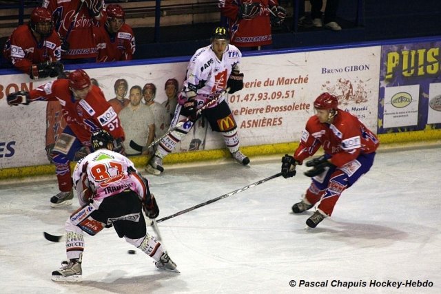 Photo hockey match Asnières - Amiens  le 25/11/2009