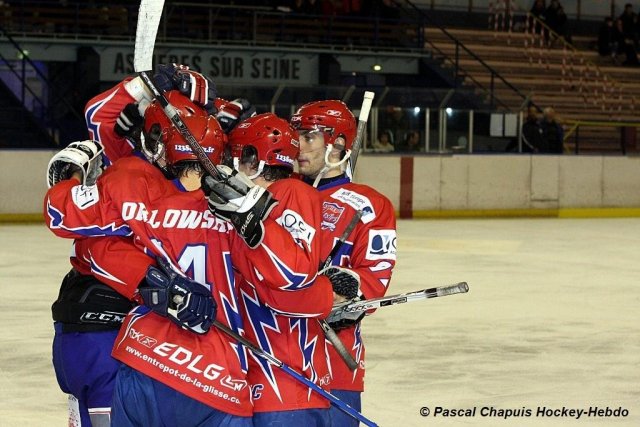 Photo hockey match Asnières - Amiens  le 25/11/2009