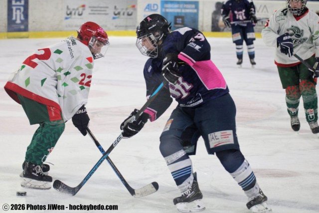 Photo hockey match Tours / Féminine - Cergy-Pontoise / Féminin le 03/01/2026