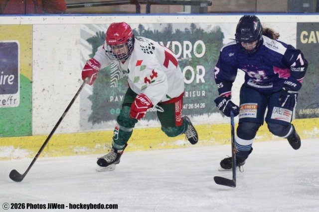 Photo hockey match Tours / Féminine - Cergy-Pontoise / Féminin le 03/01/2026