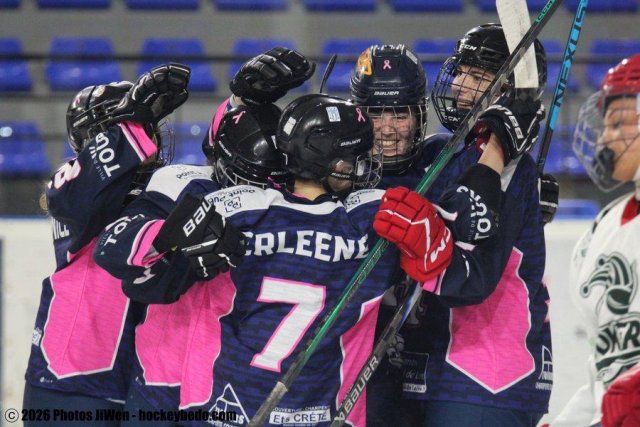 Photo hockey match Tours / Féminine - Cergy-Pontoise / Féminin le 03/01/2026