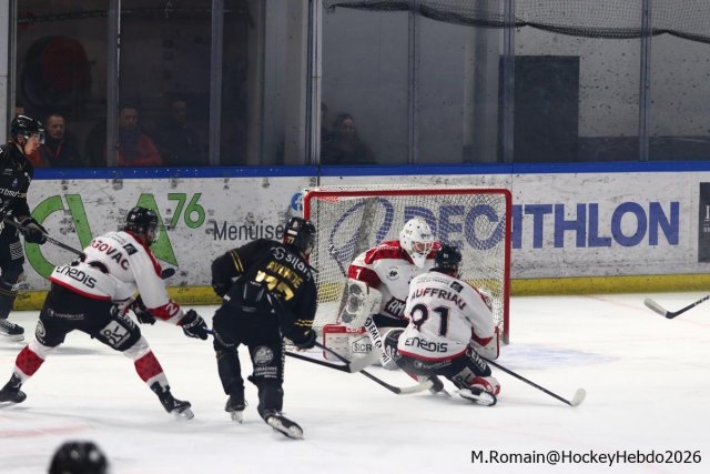 Photo hockey match Rouen - Amiens  le 04/01/2026