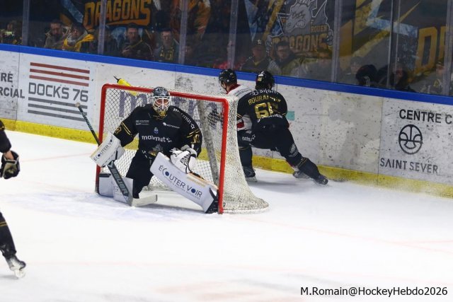 Photo hockey match Rouen - Amiens  le 04/01/2026
