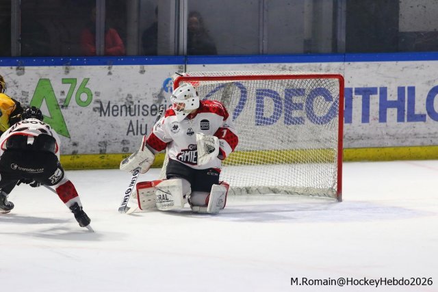 Photo hockey match Rouen - Amiens  le 04/01/2026