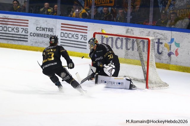Photo hockey match Rouen - Amiens  le 04/01/2026