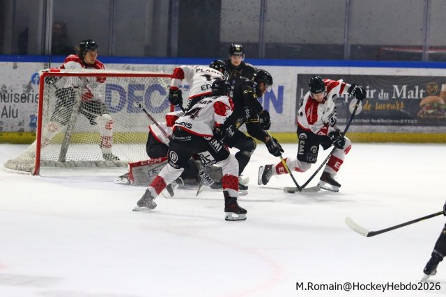 Photo hockey match Rouen - Amiens  le 04/01/2026
