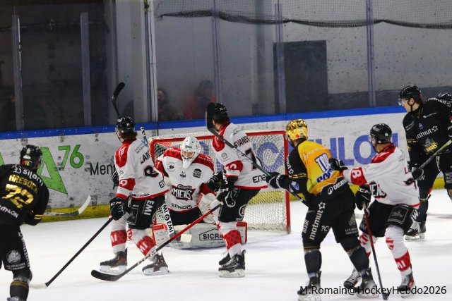 Photo hockey match Rouen - Amiens  le 04/01/2026