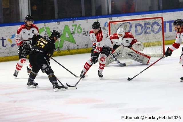 Photo hockey match Rouen - Amiens  le 04/01/2026