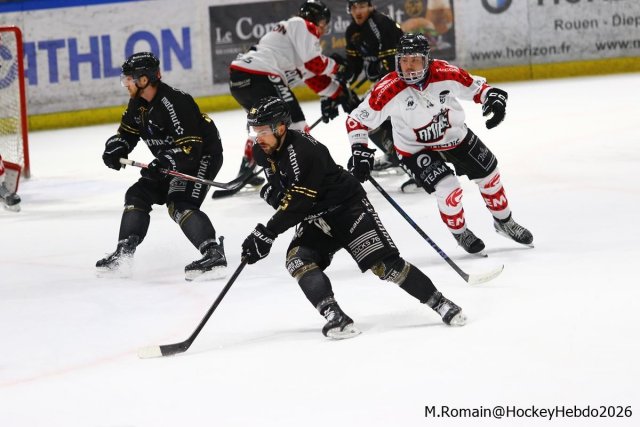 Photo hockey match Rouen - Amiens  le 04/01/2026