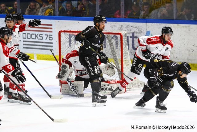 Photo hockey match Rouen - Amiens  le 04/01/2026