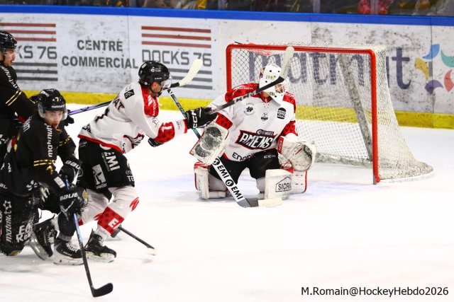 Photo hockey match Rouen - Amiens  le 04/01/2026