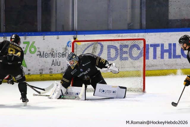 Photo hockey match Rouen - Amiens  le 04/01/2026