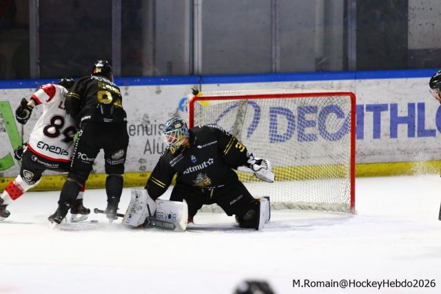 Photo hockey match Rouen - Amiens  le 04/01/2026