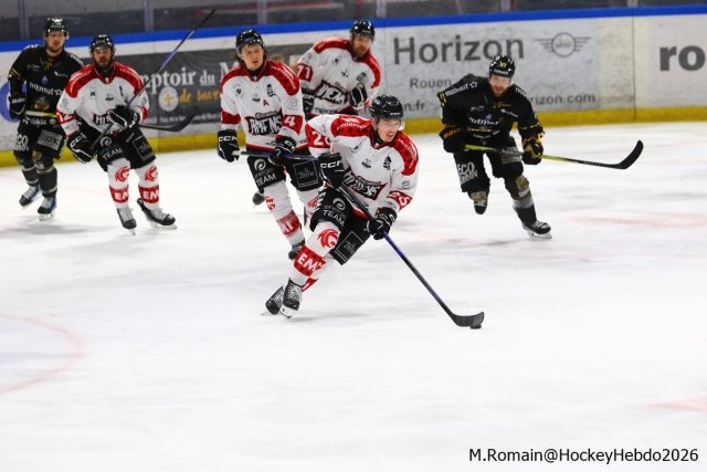 Photo hockey match Rouen - Amiens  le 04/01/2026