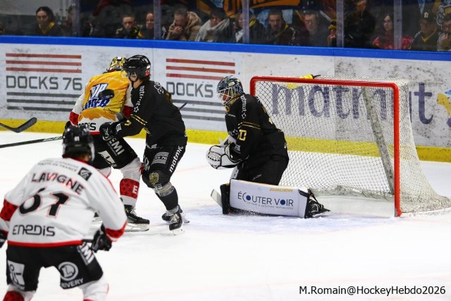 Photo hockey match Rouen - Amiens  le 04/01/2026
