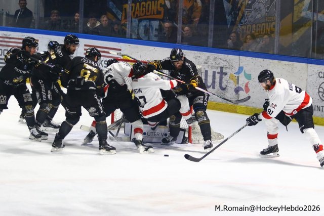 Photo hockey match Rouen - Chamonix  le 07/01/2026