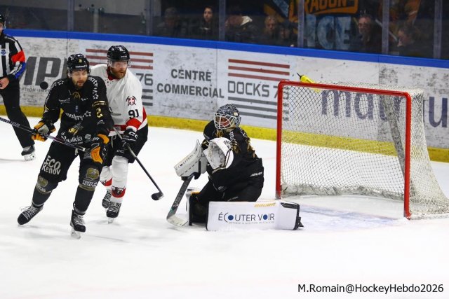 Photo hockey match Rouen - Chamonix  le 07/01/2026