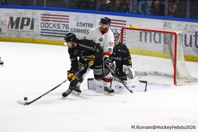 Photo hockey match Rouen - Chamonix  le 07/01/2026