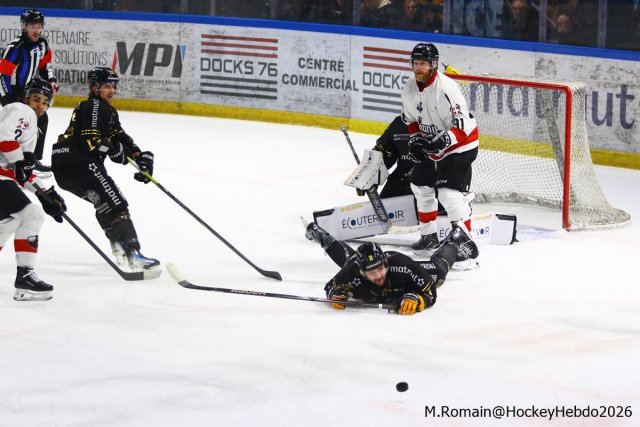 Photo hockey match Rouen - Chamonix  le 07/01/2026