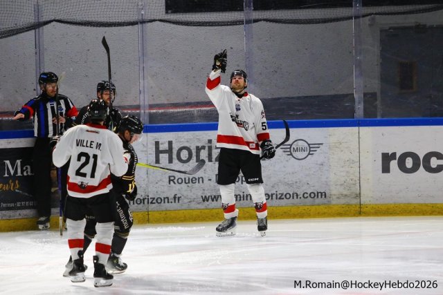 Photo hockey match Rouen - Chamonix  le 07/01/2026