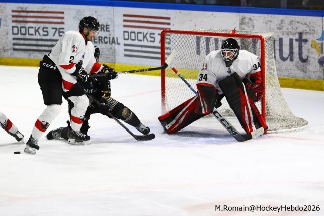 Photo hockey match Rouen - Chamonix  le 07/01/2026