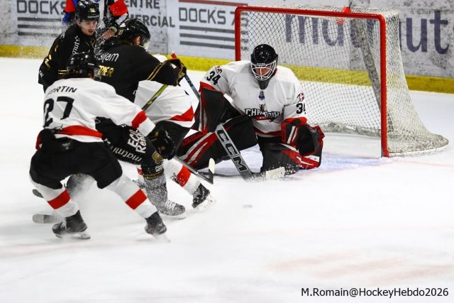 Photo hockey match Rouen - Chamonix  le 07/01/2026