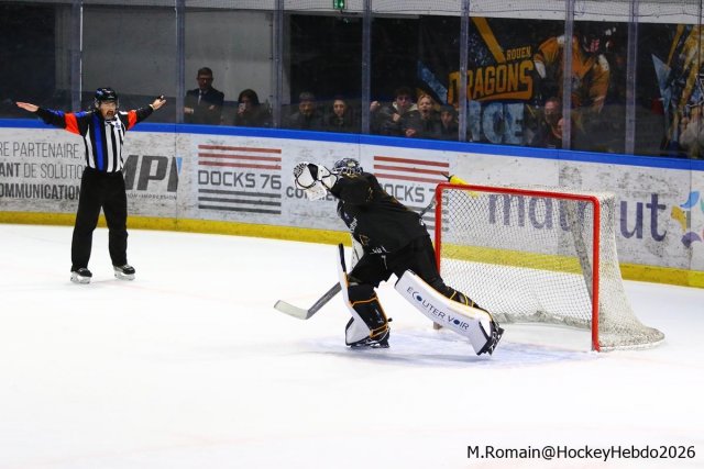 Photo hockey match Rouen - Chamonix  le 07/01/2026