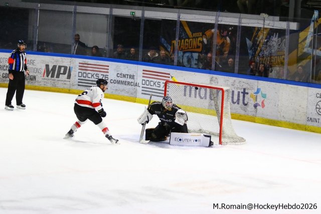 Photo hockey match Rouen - Chamonix  le 07/01/2026
