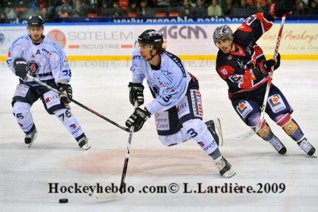 Photo hockey match Grenoble  - Angers  le 28/11/2009