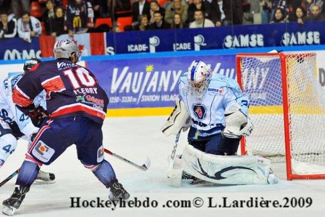 Photo hockey match Grenoble  - Angers  le 28/11/2009