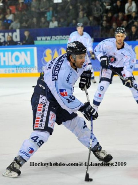 Photo hockey match Grenoble  - Angers  le 28/11/2009