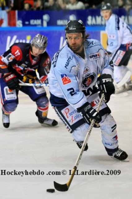 Photo hockey match Grenoble  - Angers  le 28/11/2009