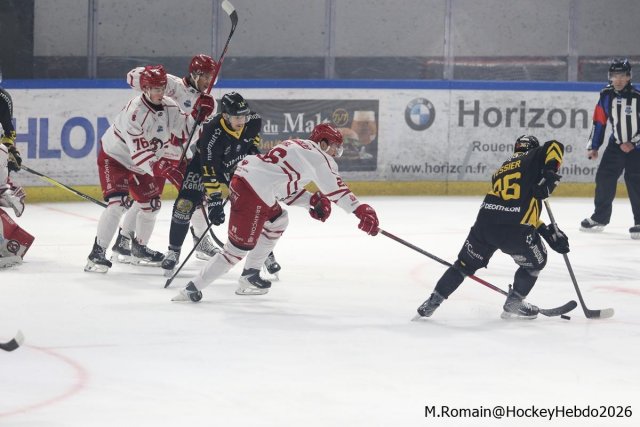 Photo hockey match Rouen - Briançon  le 23/01/2026