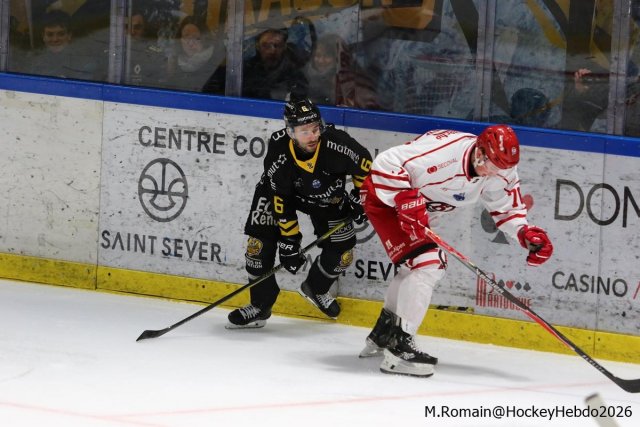 Photo hockey match Rouen - Briançon  le 23/01/2026