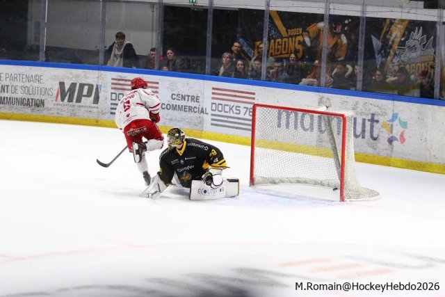 Photo hockey match Rouen - Briançon  le 23/01/2026