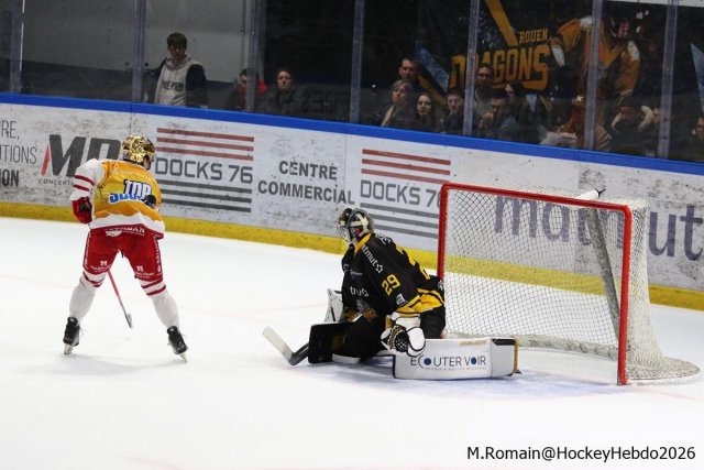 Photo hockey match Rouen - Briançon  le 23/01/2026