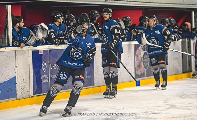 Photo hockey match Nantes - Courchevel-Méribel-Pralognan le 24/01/2026