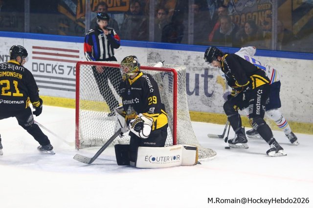 Photo hockey match Rouen - Nice le 30/01/2026
