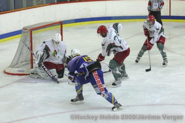Photo hockey match Avignon - Cergy-Pontoise le 28/11/2009