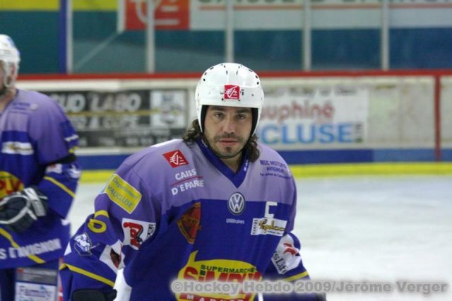 Photo hockey match Avignon - Cergy-Pontoise le 28/11/2009