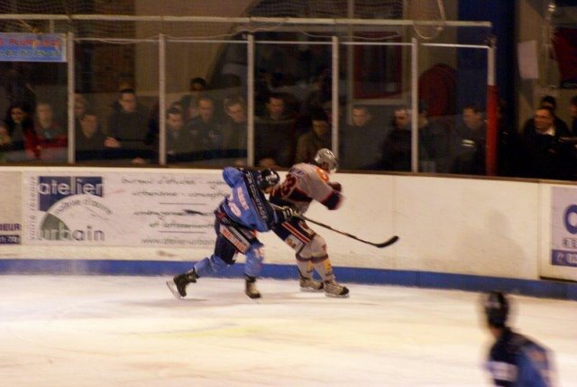 Photo hockey match Angers  - Grenoble  le 01/12/2009