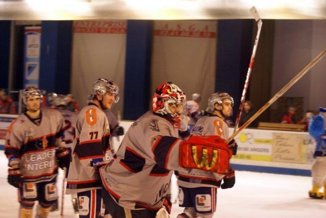 Photo hockey match Angers  - Grenoble  le 01/12/2009