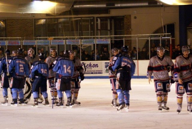 Photo hockey match Angers  - Grenoble  le 01/12/2009