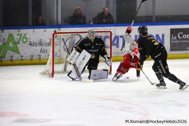 Photo hockey match Rouen - Grenoble  le 19/02/2026