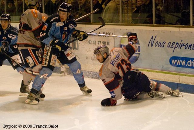 Photo hockey match Angers  - Grenoble  le 01/12/2009