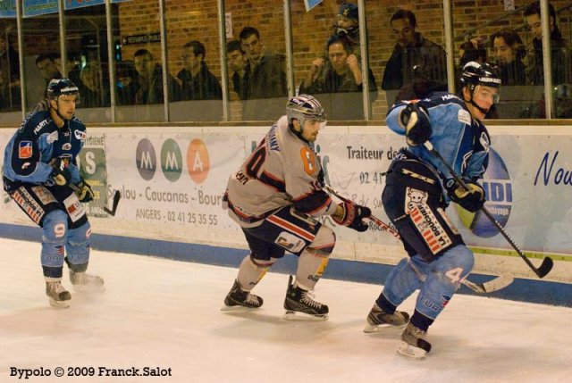 Photo hockey match Angers  - Grenoble  le 01/12/2009