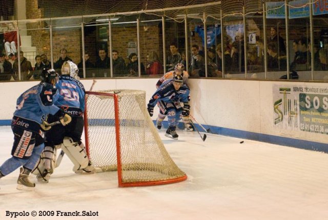 Photo hockey match Angers  - Grenoble  le 01/12/2009